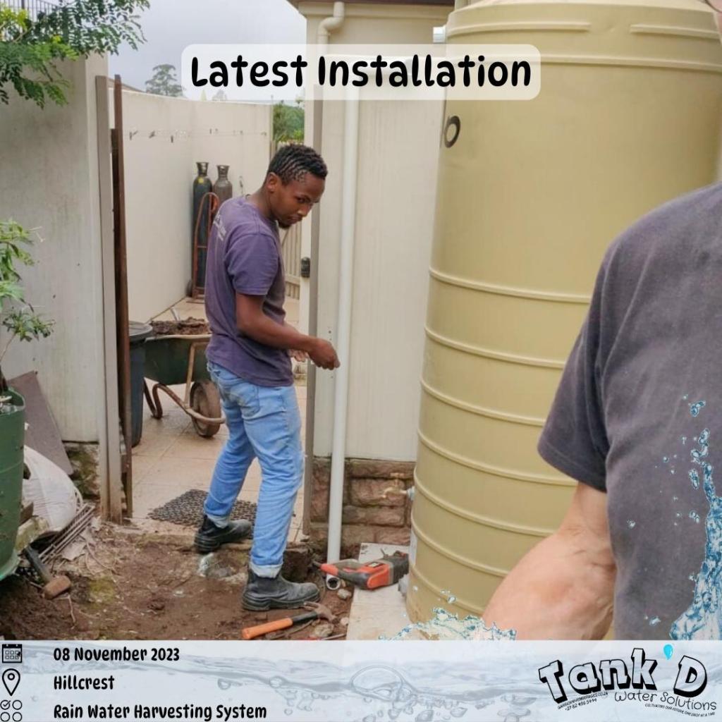 Water tank installers durban